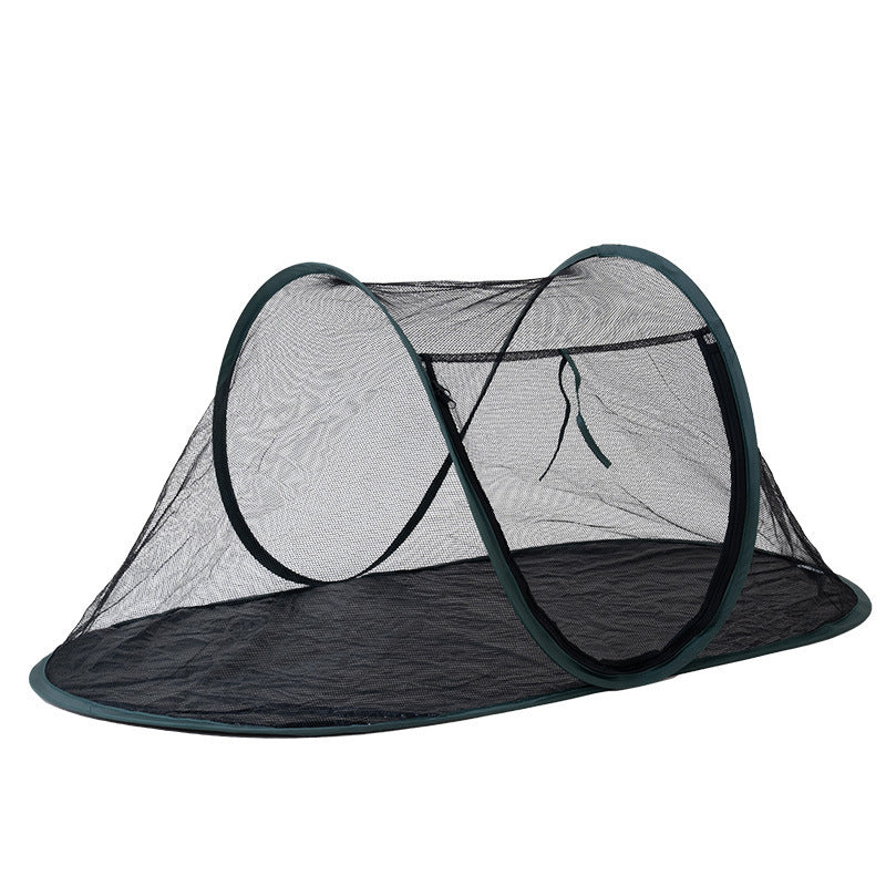 Tent-style travel pet bed for cats & dogs