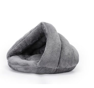 Arctic velvet triangle semi-closed dog nest