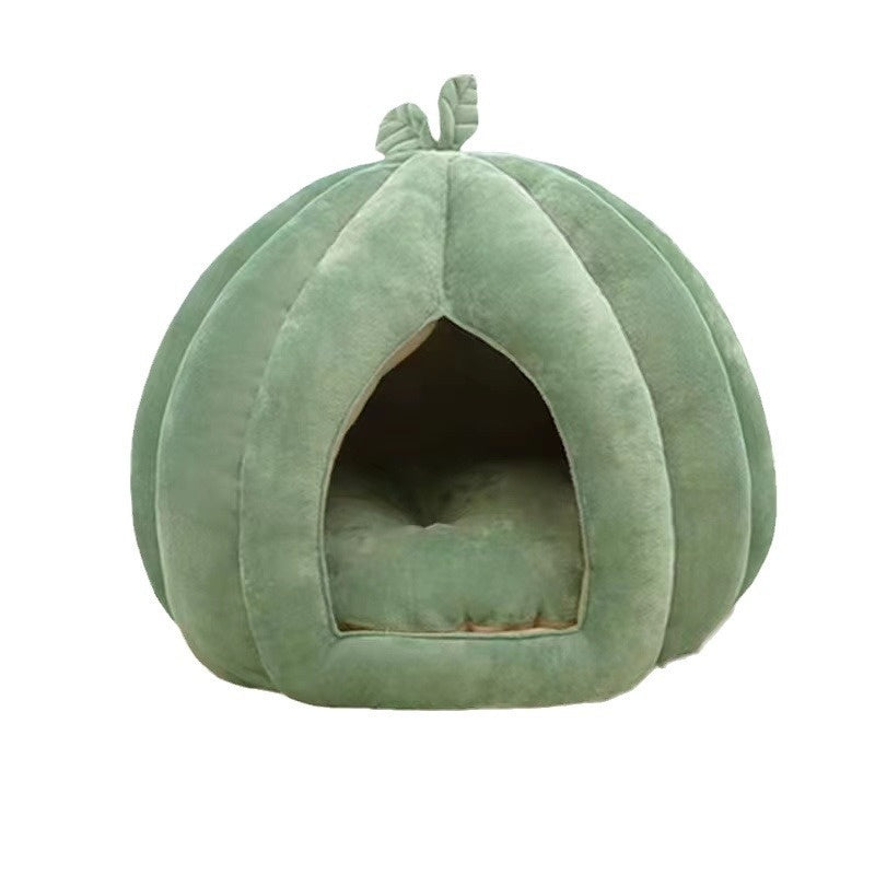 Winter Warm Semi-enclosed Removable And Washable Four Seasons Universal Pet Bed