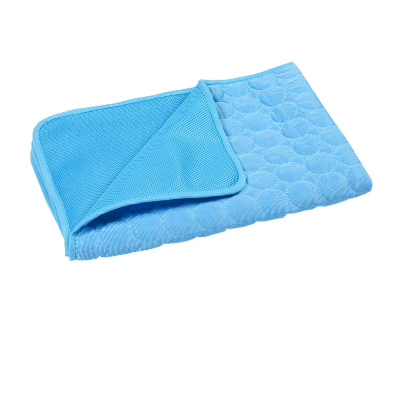 Ice silk cooling mat for dogs & cats