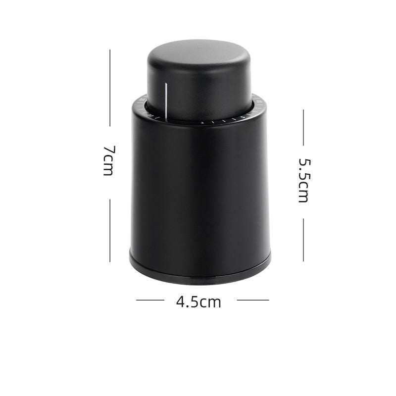 Vacuum wine bottle stoppers, set
