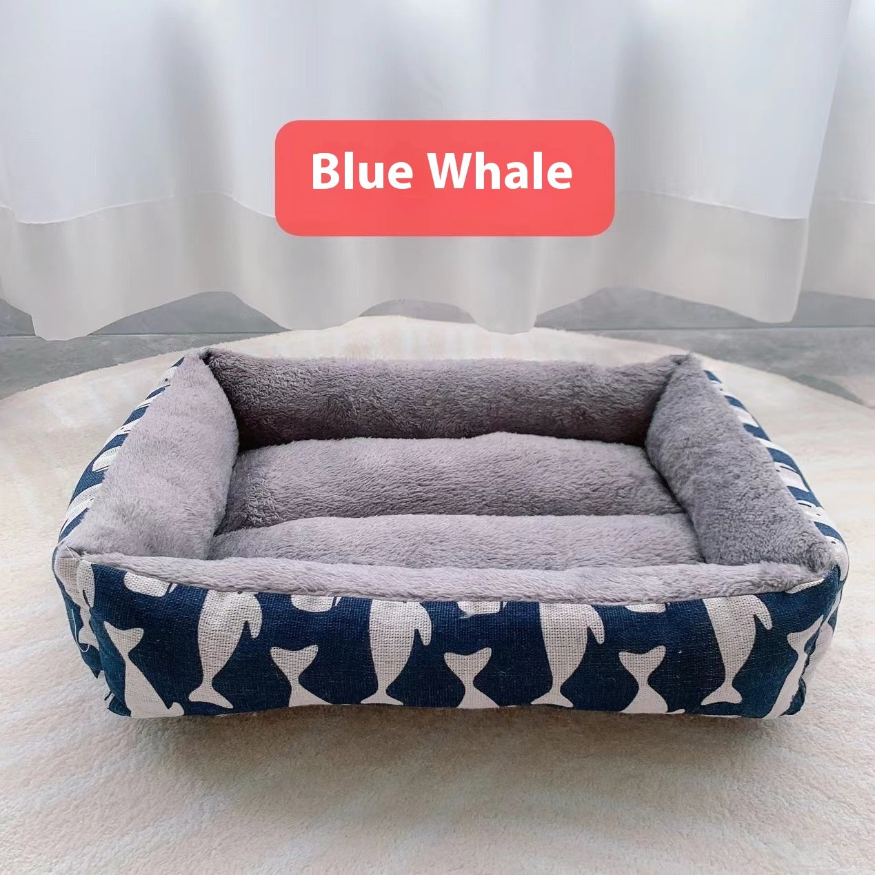 Moisture-resistant linen pet bed