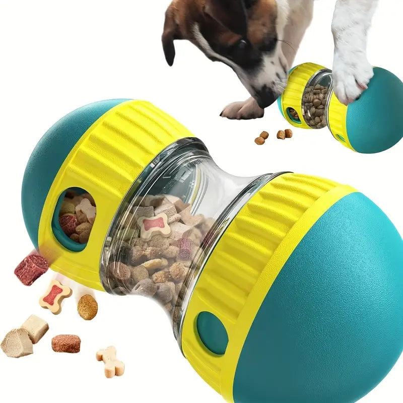 Adjustable IQ stimulator treat dispenser