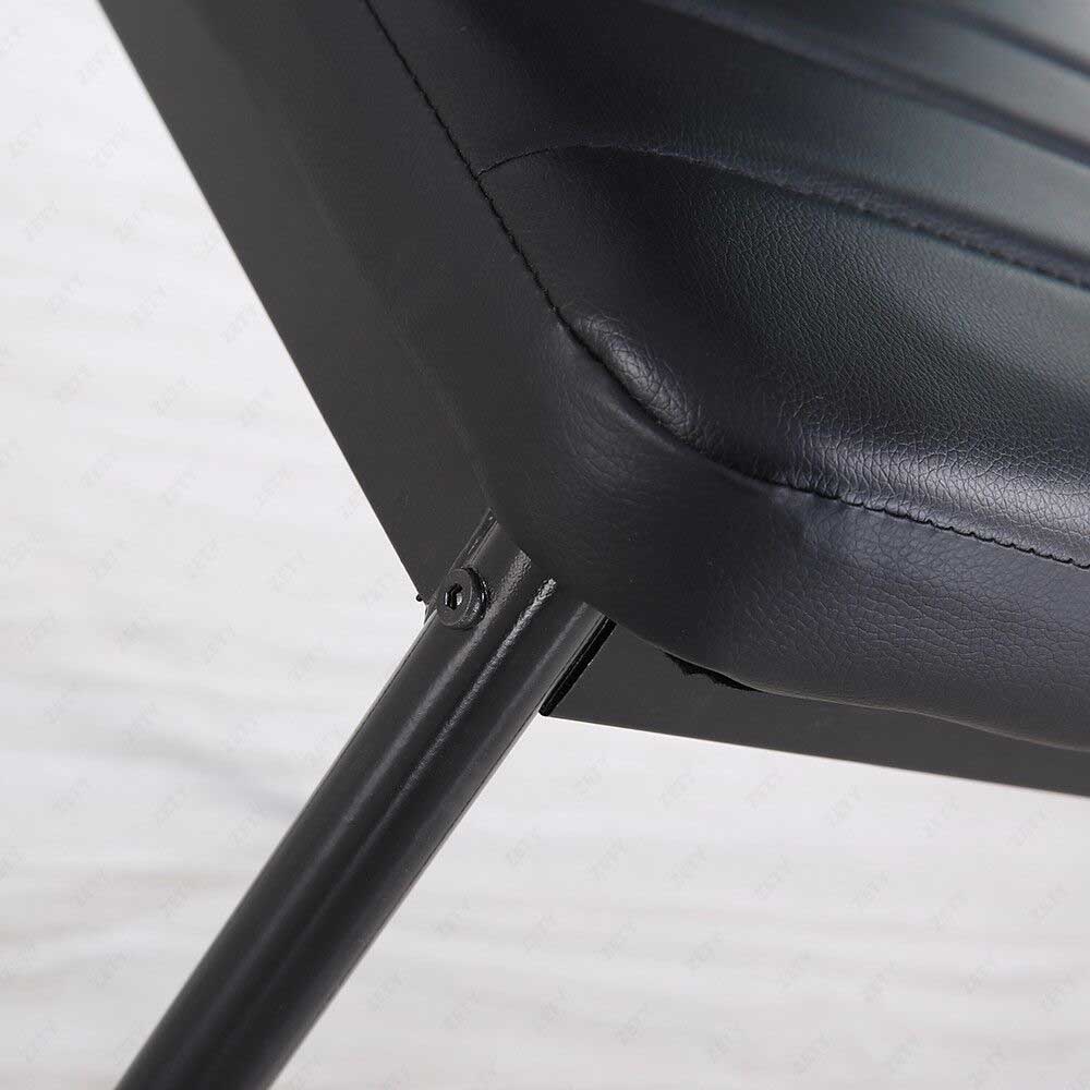 Set of 4 dining chairs, black-3