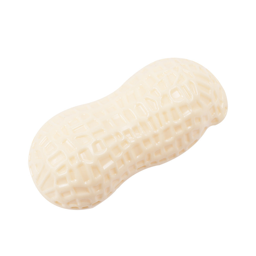 Funny rubber peanut squeaky chew toy