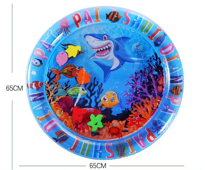 Summer cooling water bed cushion, fish design