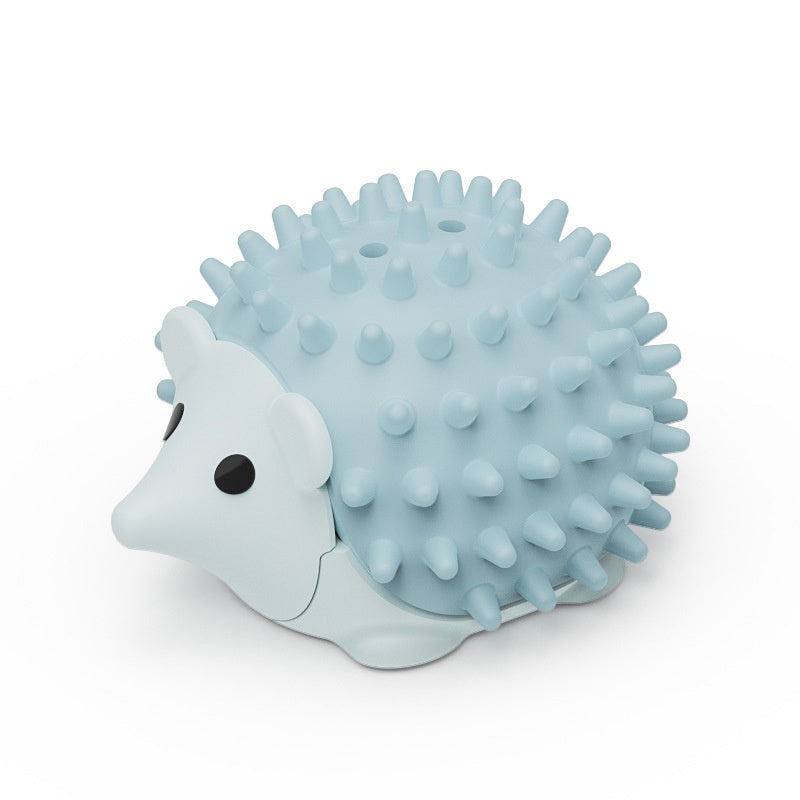 Hedgehog-shaped wall mount cat groomer