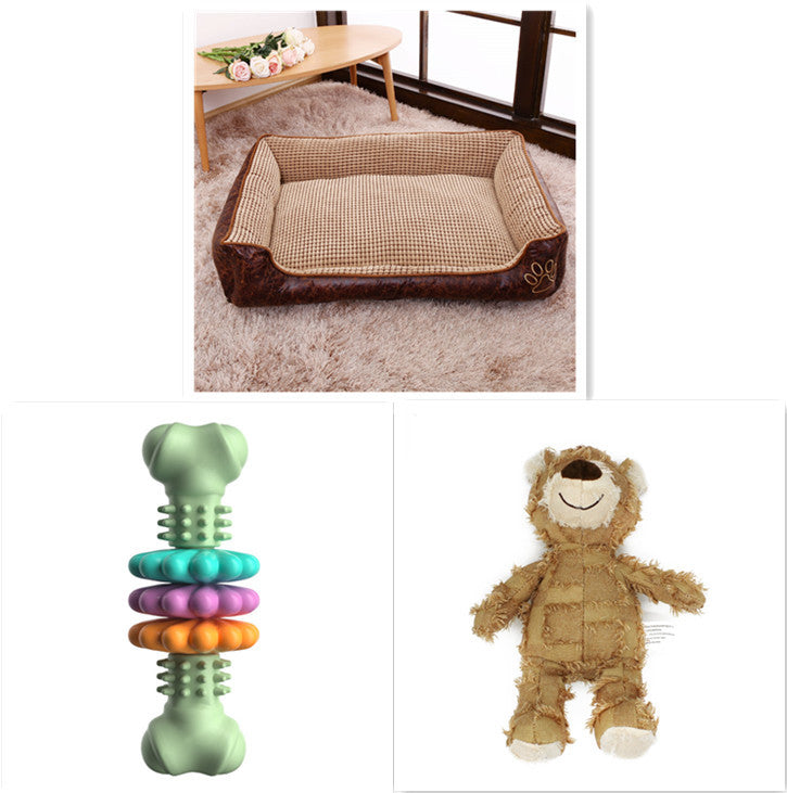 Detachable washable corn wool pet mattress