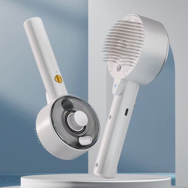 3-in-1 electric steam massage brush