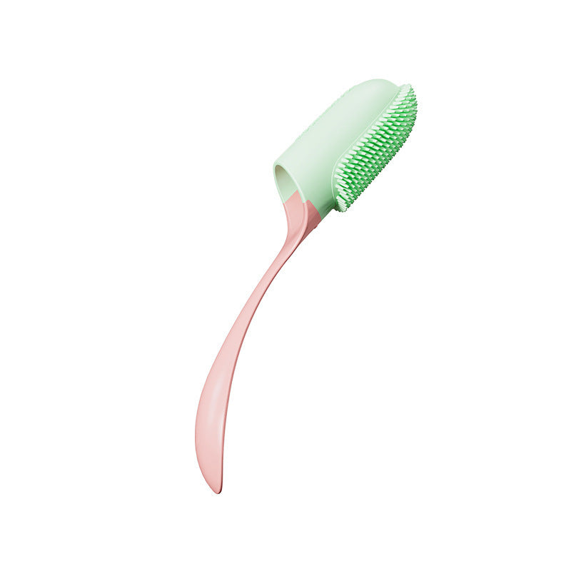 Silicone finger toothbrush, full mouth coverage