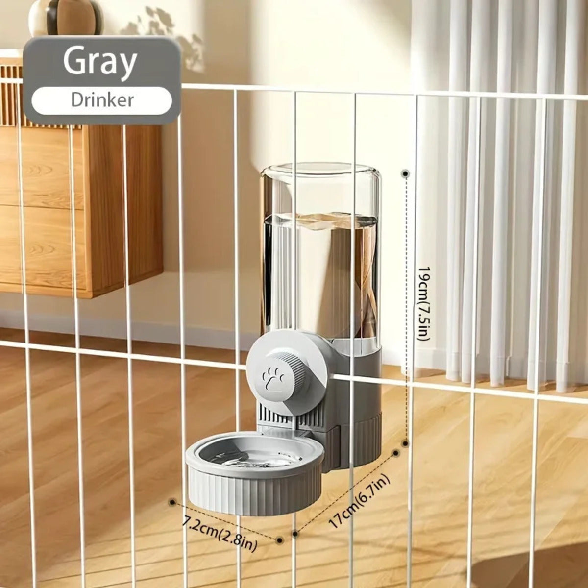 1.2L automatic hanging cage feeder