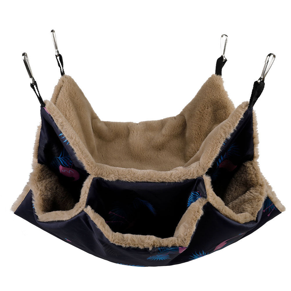 Cage hammock tunnel for small animals
