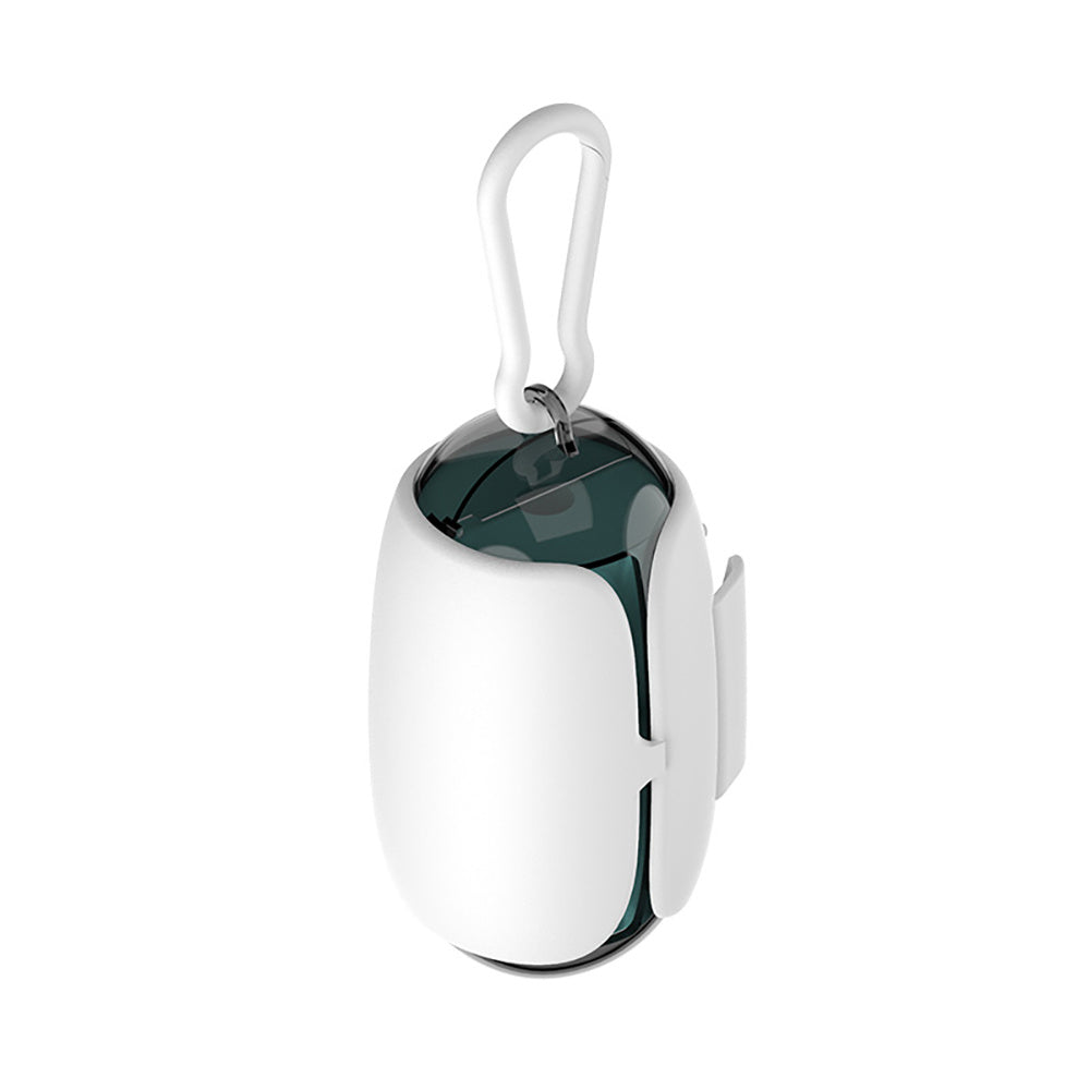Space capsule poop bag dispenser