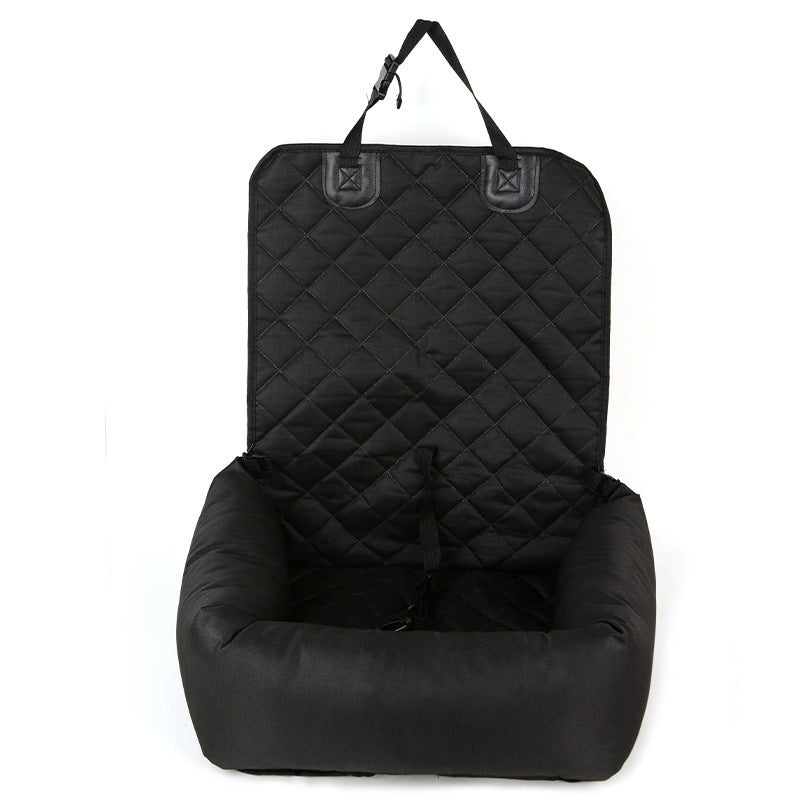 Breathable portable pet car seat bed