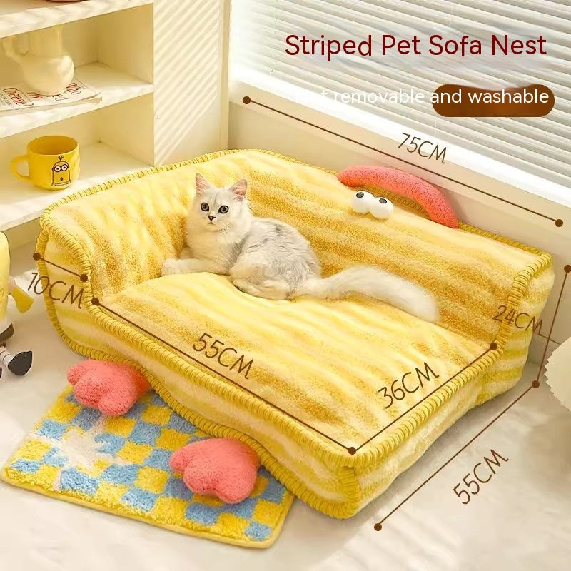 Winter warm cat nest, removable & washable
