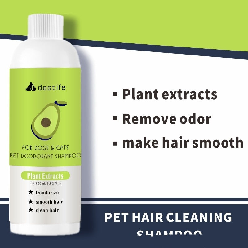 Pet shampoo with conditioner & deodorizer