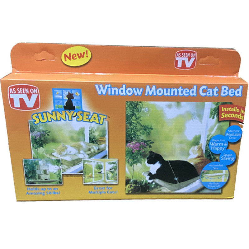 Suction cup hanging cat hammock, removable