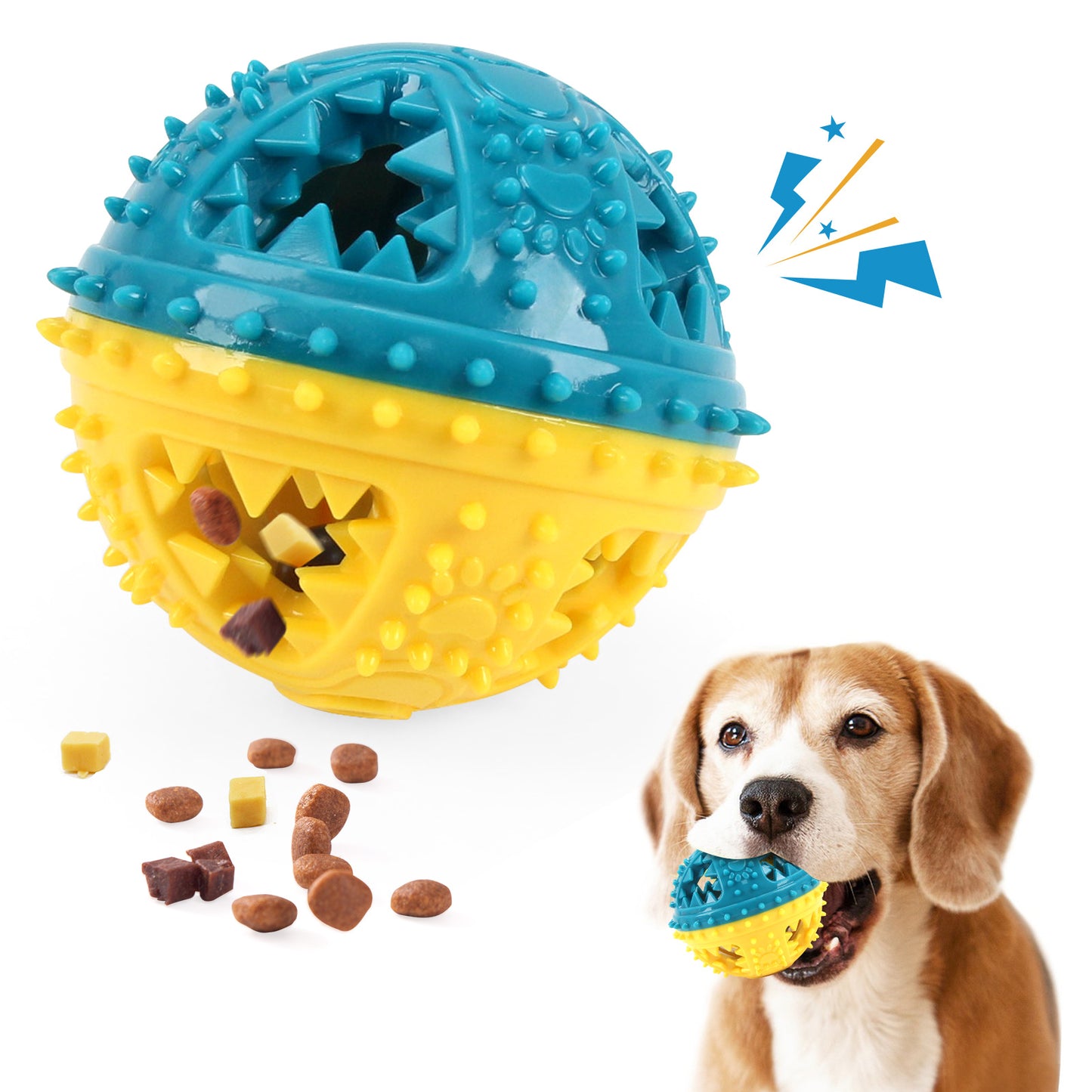 Sound ball teeth-grinding treat toy