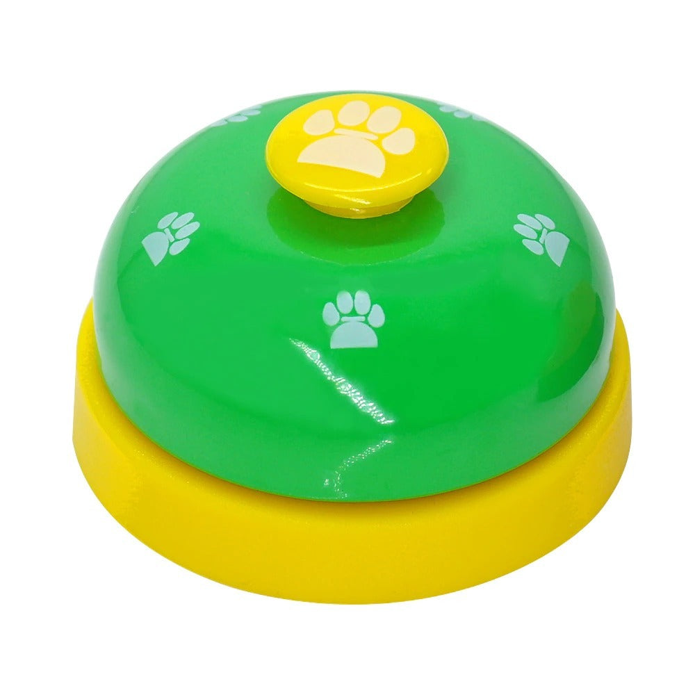Pet training call bell, non-skid base