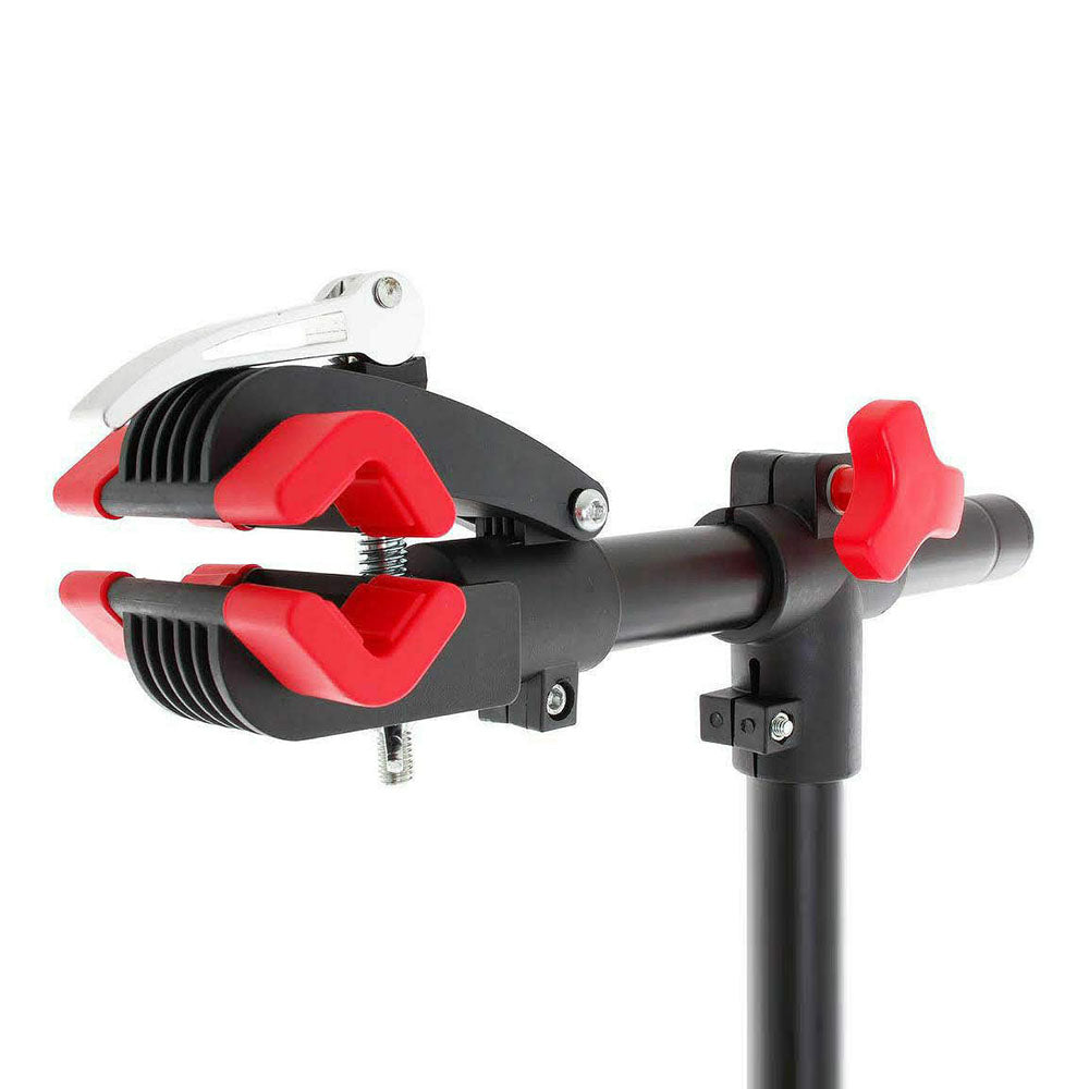 Bicycle repair stand with gift tool holder-2