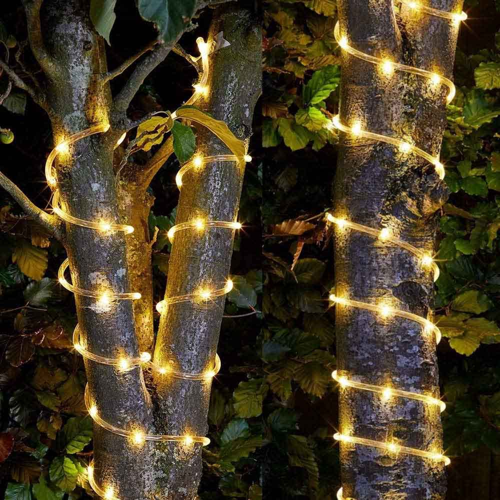 Solar decor light string 10m, warm white-1
