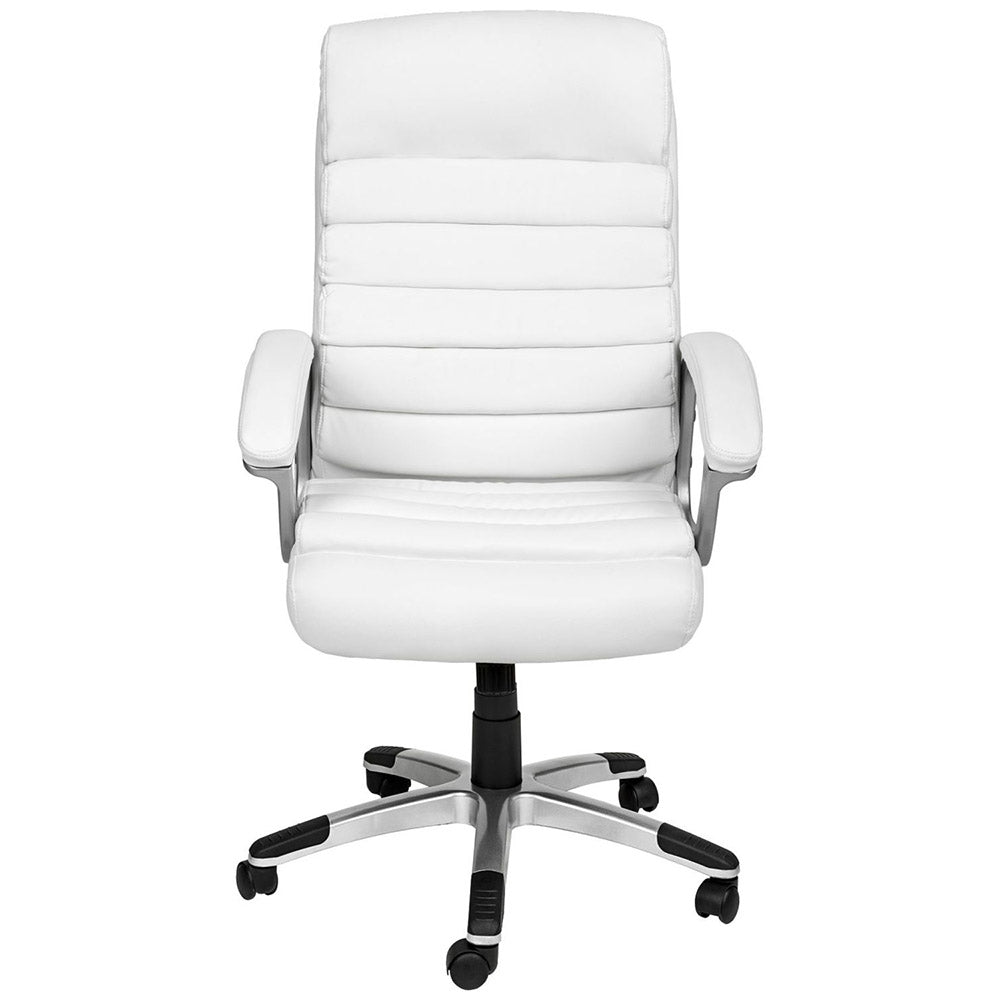 Premium boss swivel chair, 2 colors - white-1