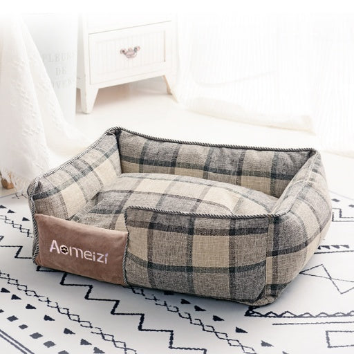Dog Mat Biting Resistant Pet Bed In Winter