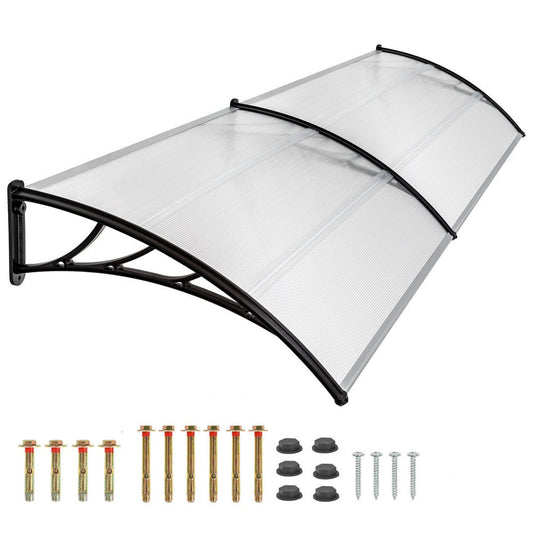 Plastic canopy in several sizes and colors-240x90 cm-black-0