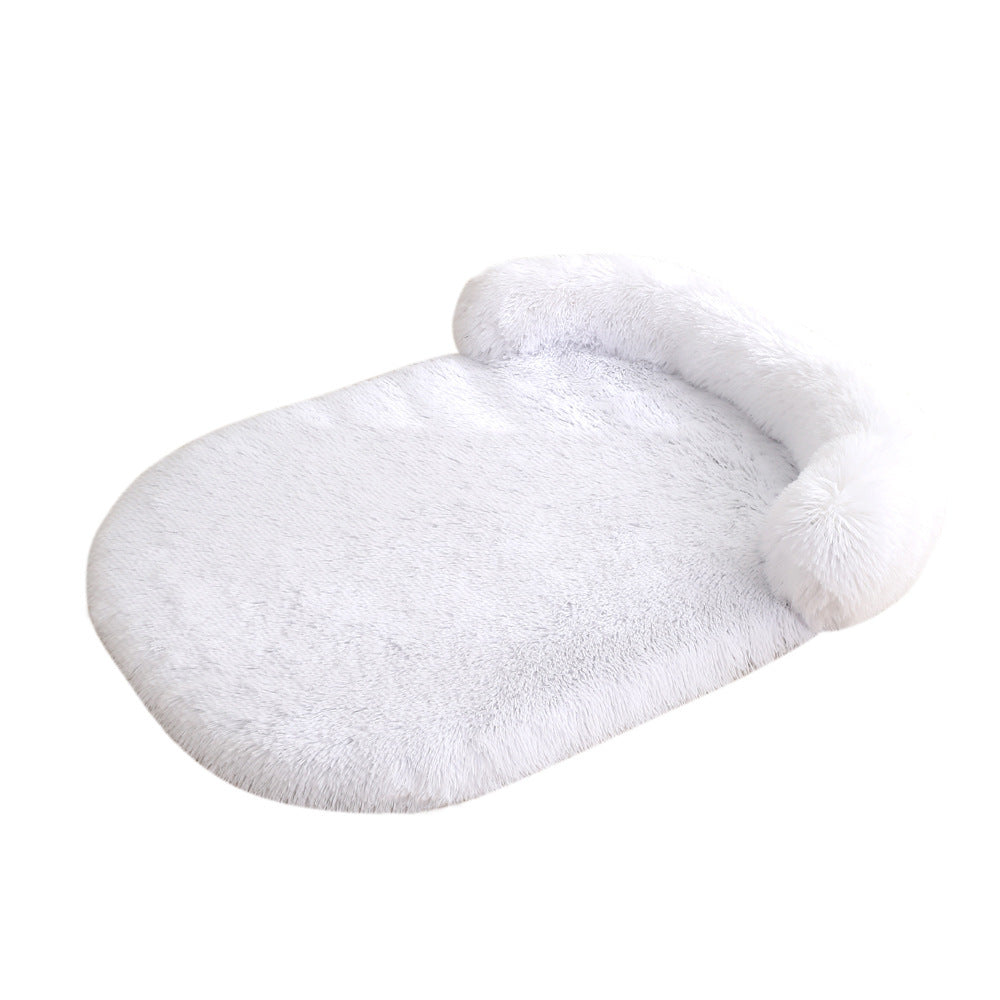 Plush Dog Bed Pet Bed Warm Cushion