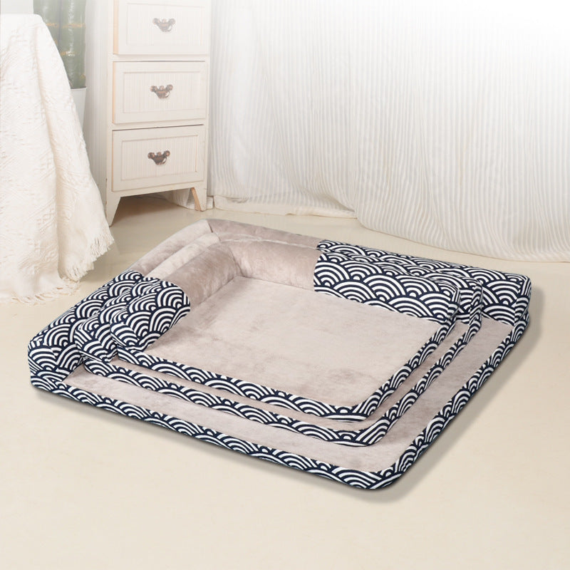 Pet Bed Four Seasons Cathouse Doghouse Sofa Mat