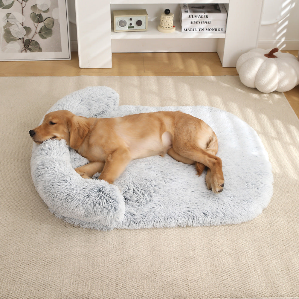 Plush Dog Bed Pet Bed Warm Cushion
