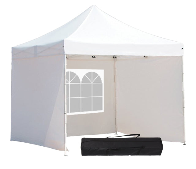 Folding garden pavilion in several types-3x3 meters-white-pavilion+side wall+carrying bag-1