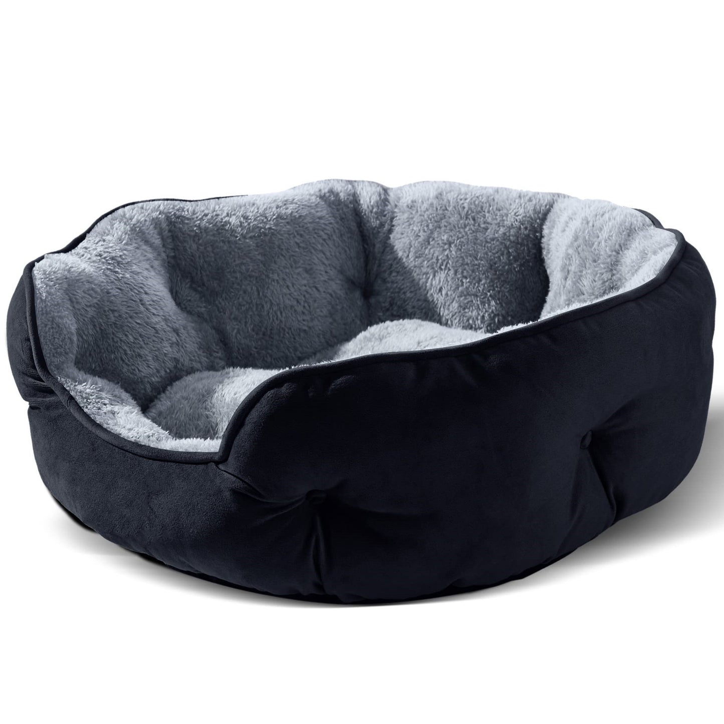 Cathouse Doghouse Round Pet Bed