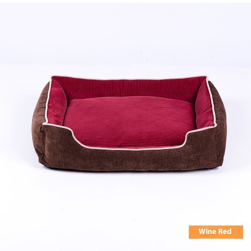 Velvet Pet Bed Cathouse Doghouse