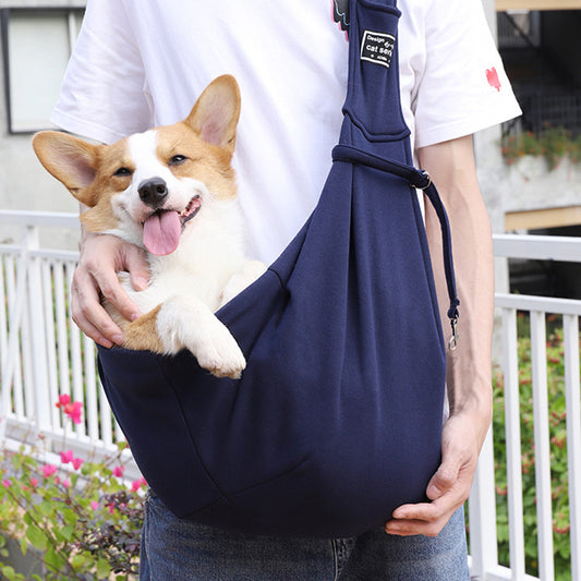 Pet Puppy Carrier Bag Outdoor Travel Dog Subway Bus Shoulder Crossbody Bag Cotton Comfort Single Sling Handbag Tote Pouch Pet Carrier For Travel - Comfortable Single Shoulder Dog And Cat Bag