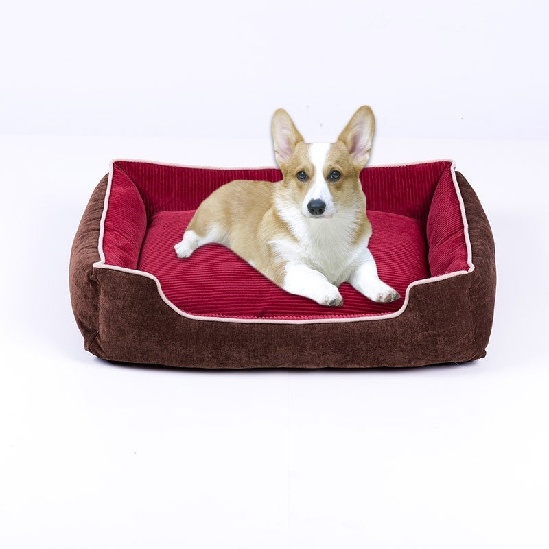 Velvet Pet Bed Cathouse Doghouse