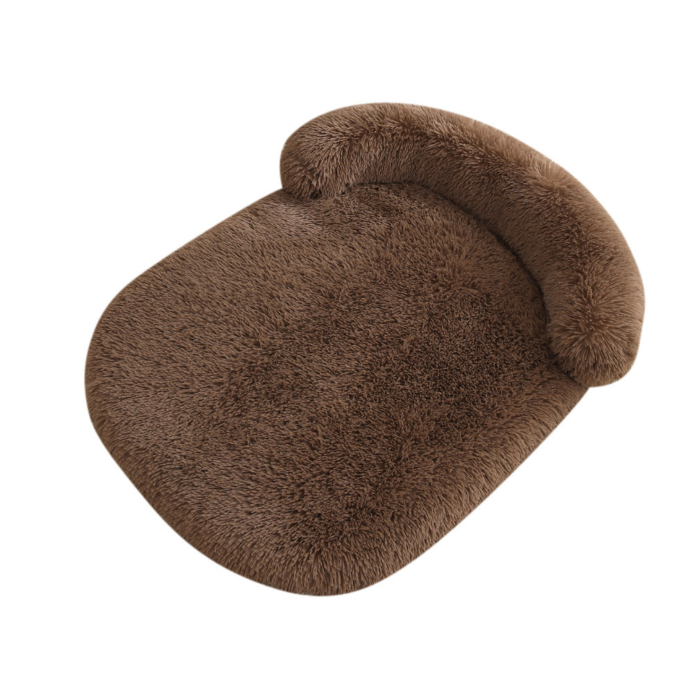 Plush Dog Bed Pet Bed Warm Cushion
