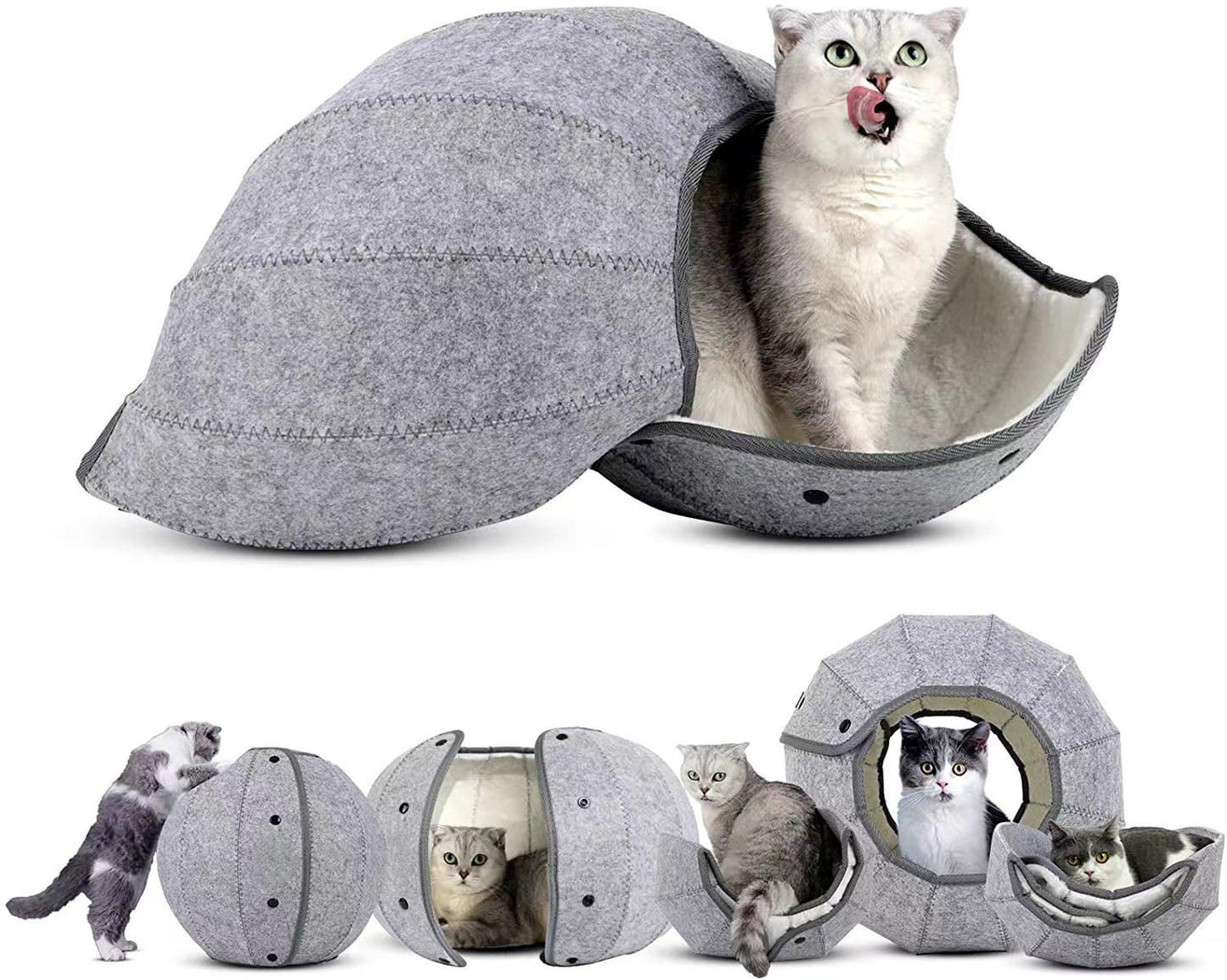 Foldable Breathable Pet Bed Cat Nest