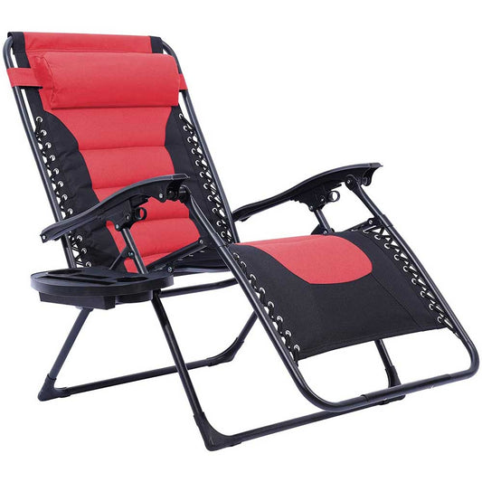Delux Zero gravity chair, multi-color-red-0