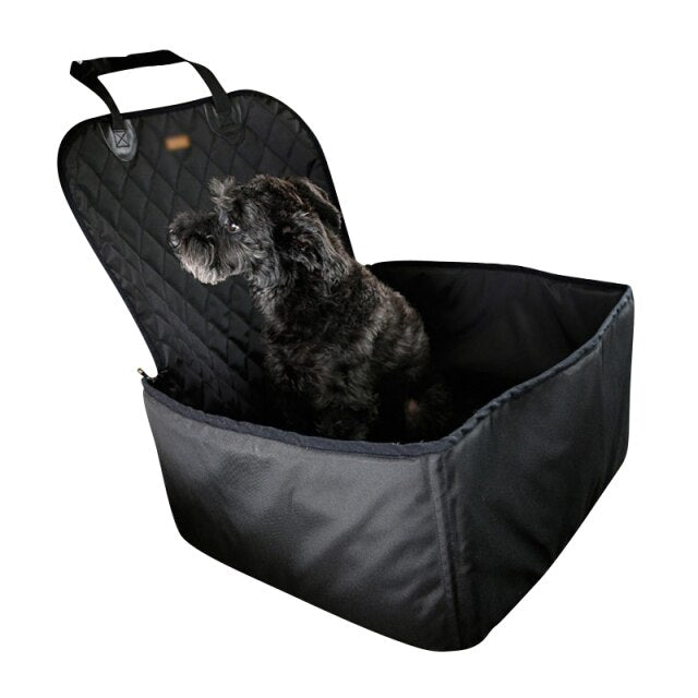 Dog Car Front Seat Cover Protector 2 in 1 Carrier for Dogs Folding Cat Car Booster Seat Cover Anti-Slip Pet Car Carrier Suppiles-5