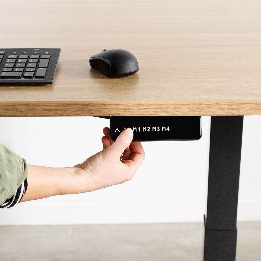 Electronically adjustable desk leg-2
