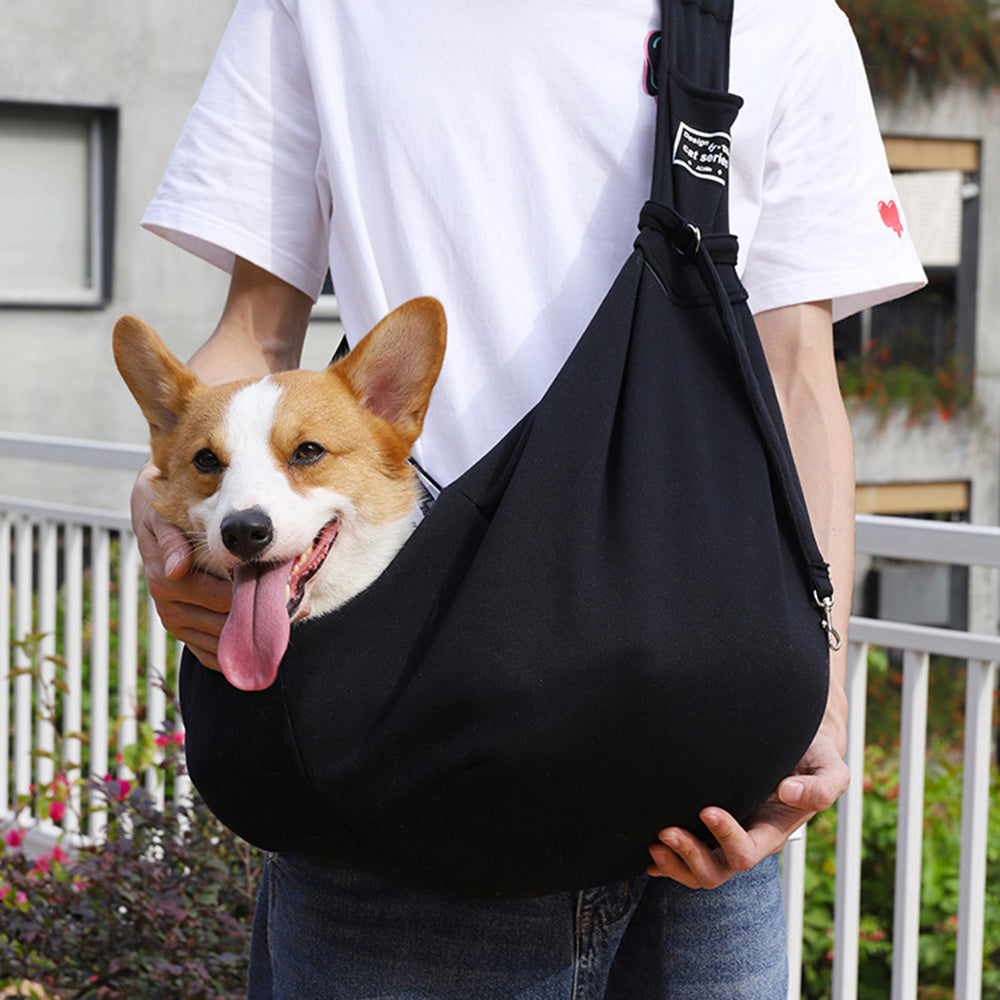 Pet Puppy Carrier Bag Outdoor Travel Dog Subway Bus Shoulder Crossbody Bag Cotton Comfort Single Sling Handbag Tote Pouch Pet Carrier For Travel - Comfortable Single Shoulder Dog And Cat Bag