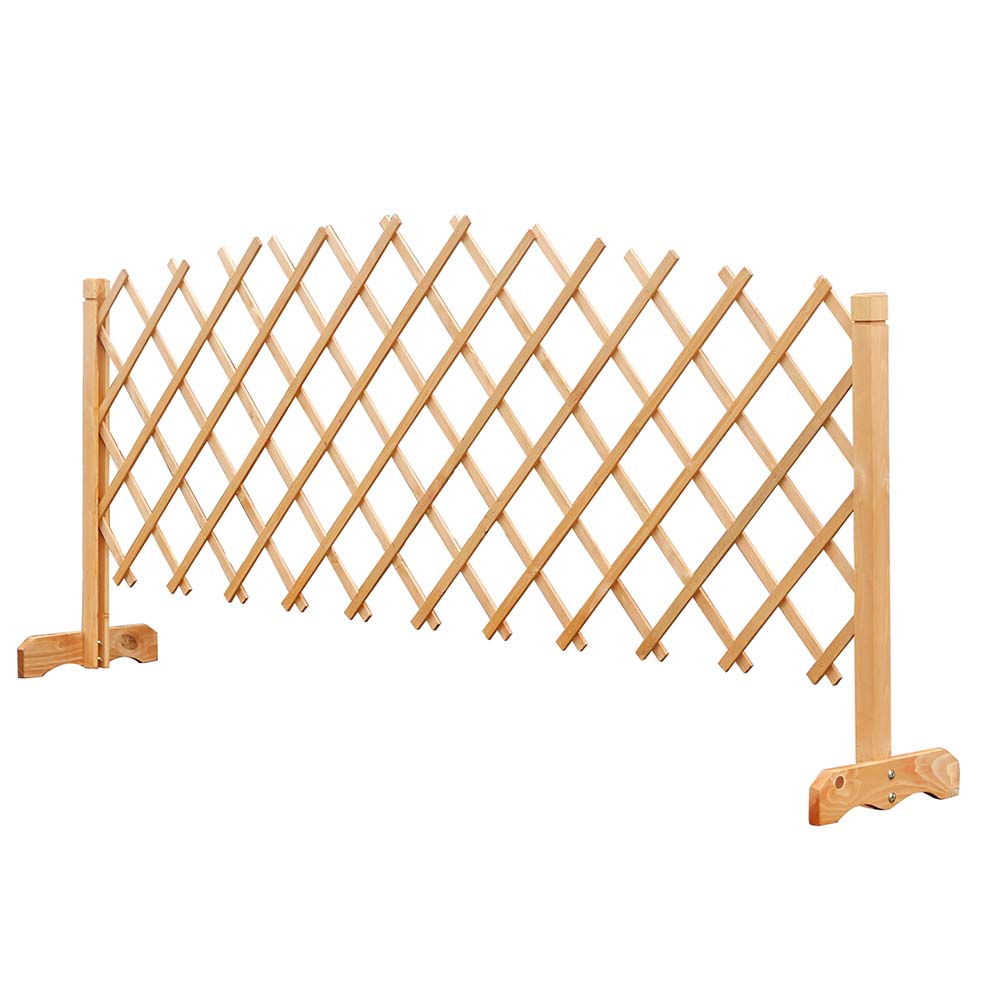 2 adjustable wooden trellis for plants-4