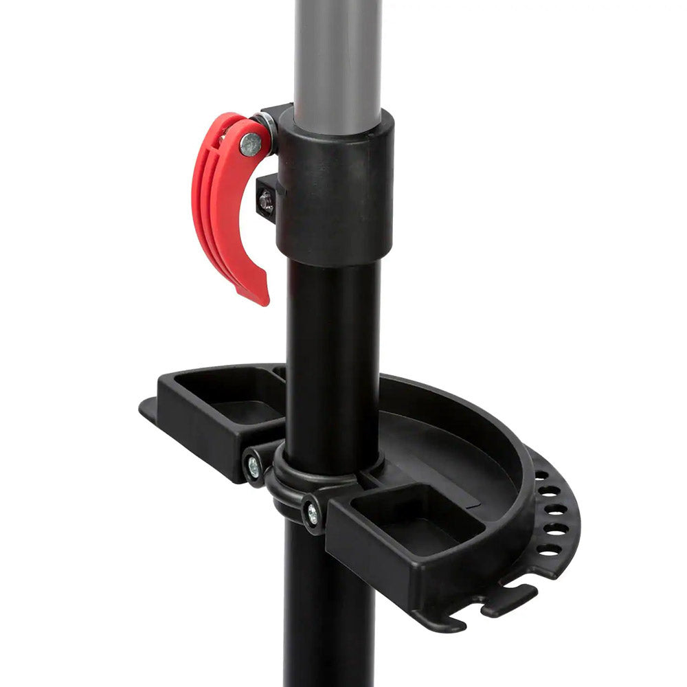 Bicycle repair stand with gift tool holder-3