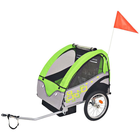 Bicycle trailer for children, 30 kg load capacity-0