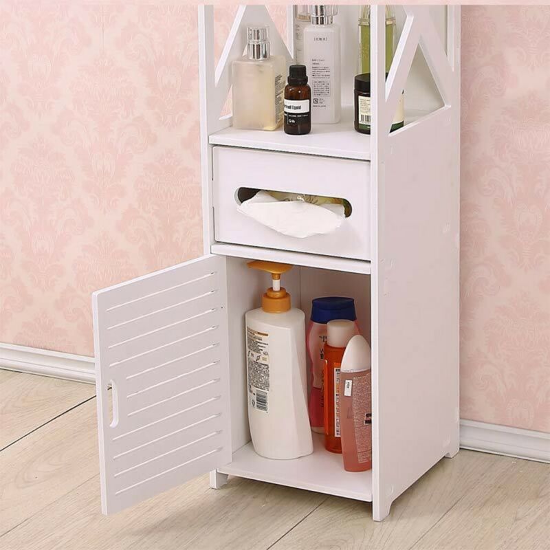 Narrow bathroom cabinet-4