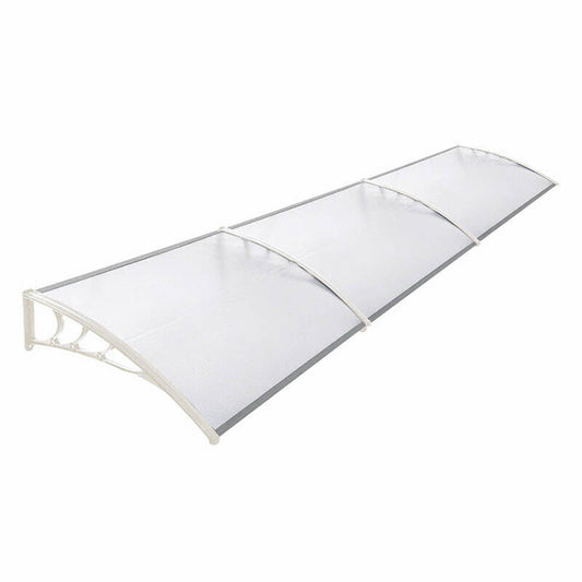 Plastic canopy in several sizes and colors-300x90 cm-white-0