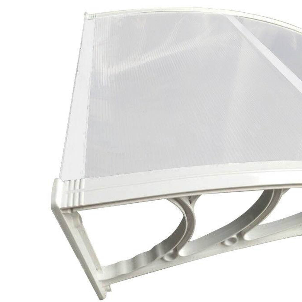 Plastic canopy in several sizes and colors-300x90 cm-white-1