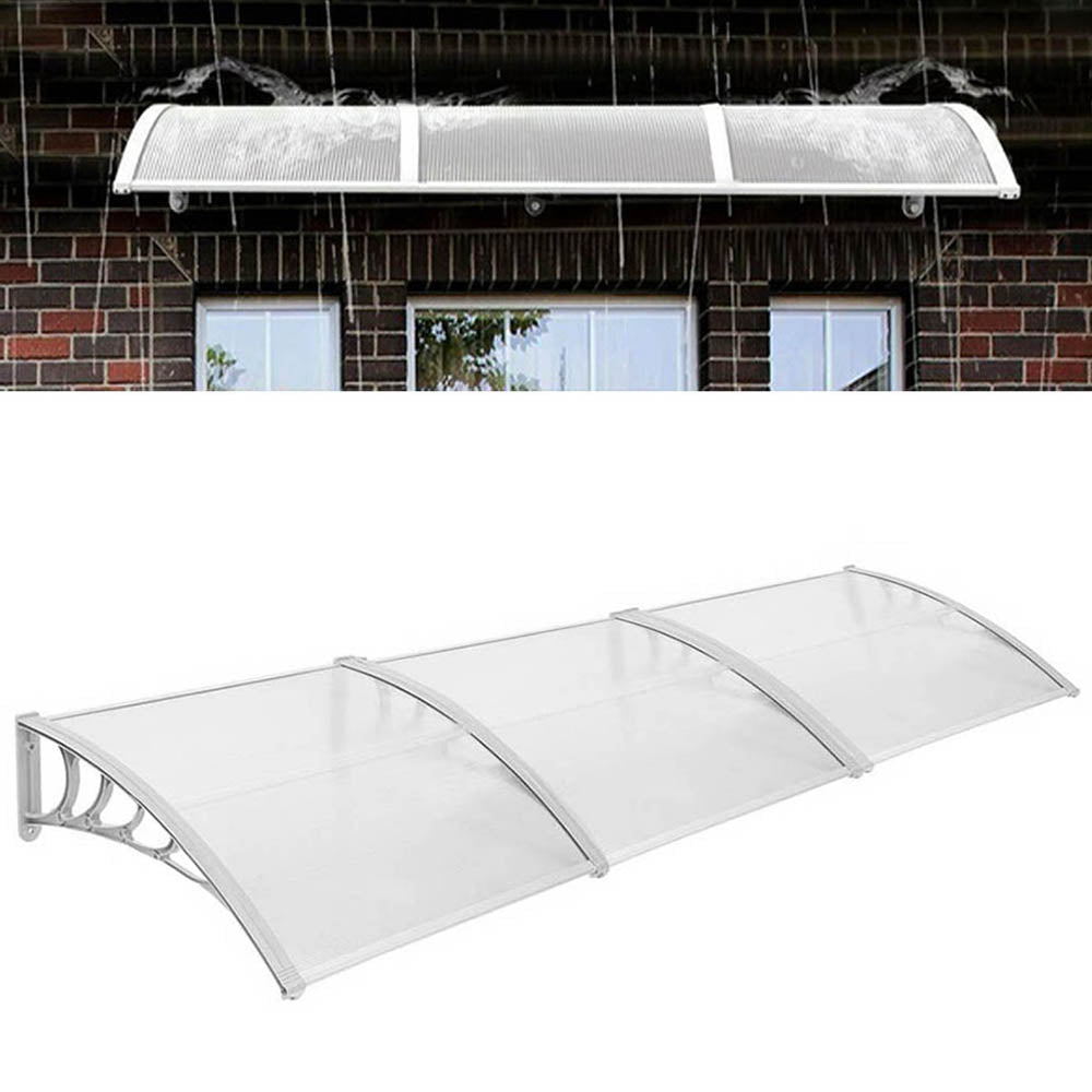 Plastic canopy in several sizes and colors-300x90 cm-white-2