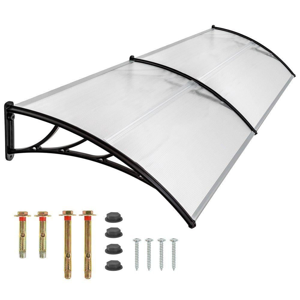 Plastic canopy in several sizes and colors-240x90 cm-black-1